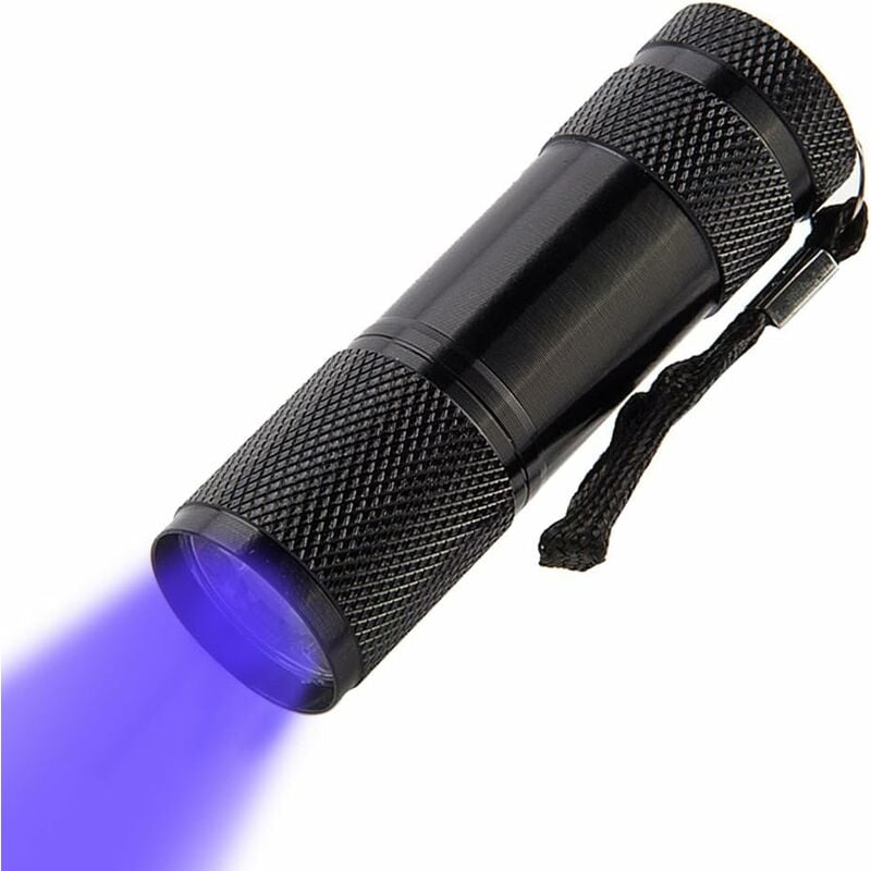 Mini Lampe Torche UV Lumière Noire - Détecteur De Billets, Porte-clés - Couleurs Variées