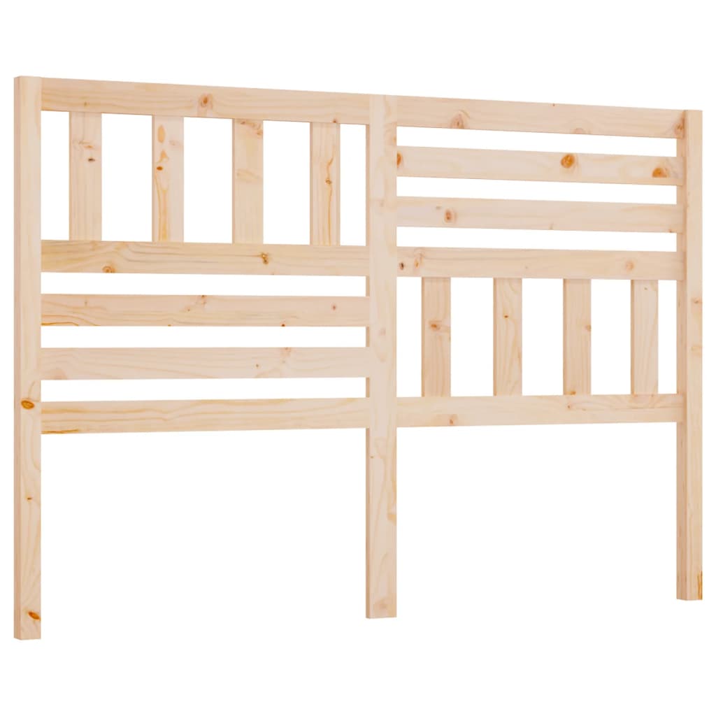 Testiera Letto Singolo In Legno Massello Di Pino - Design Moderno, Marrone Miele, 95x4x100 Cm