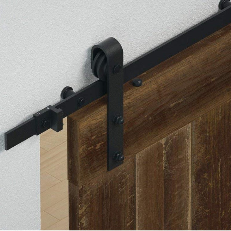 System drzwi przesuwnych PSG Barn Door wzór Simple stalowy czarny 2000 mm 1 szt. - 4