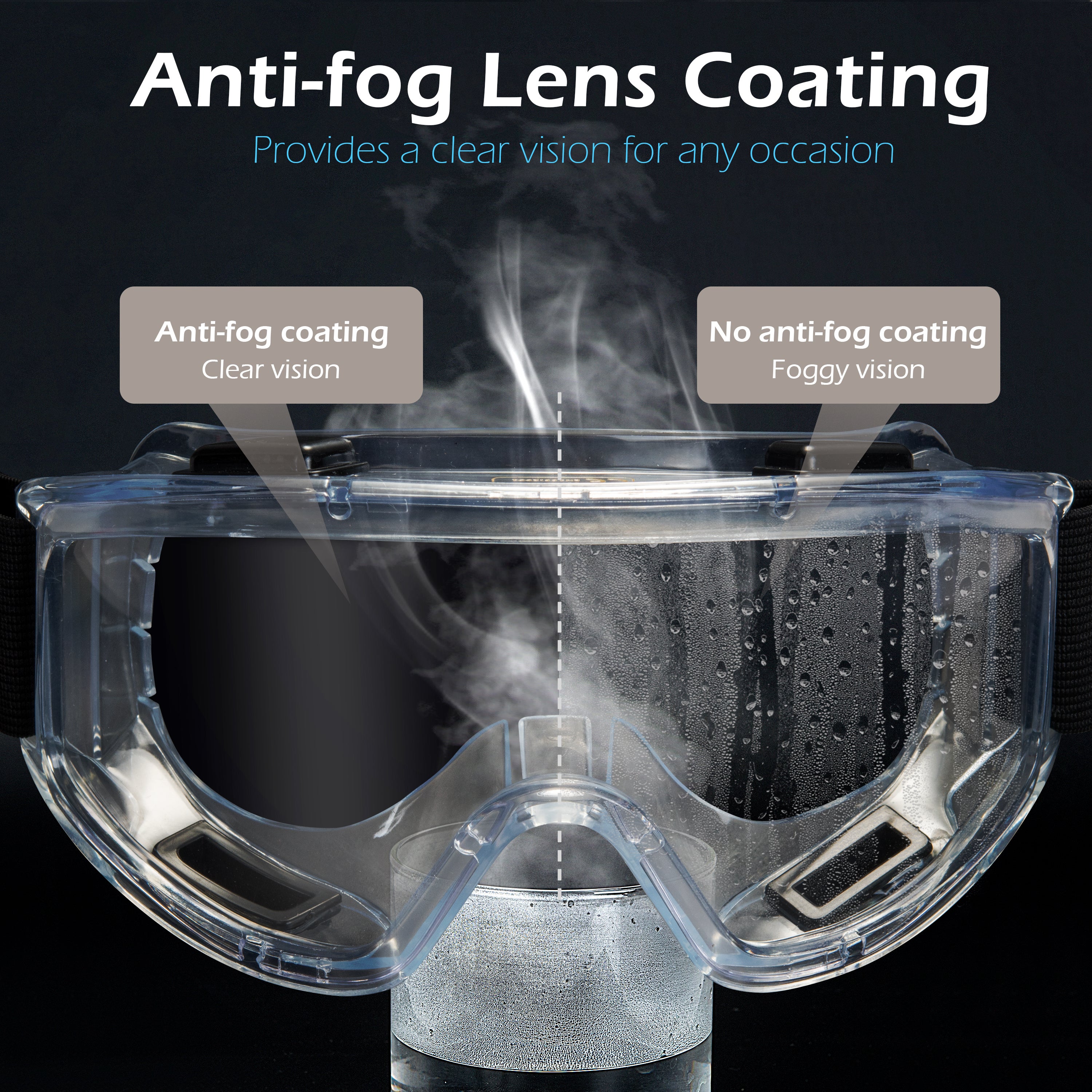 AirGearPro G-500 Masque de Protection Respiratoire Réutilisable, Anti poussière, Anti gaz avec Filtres et Lunettes de Protection Idéal Peinture - 8