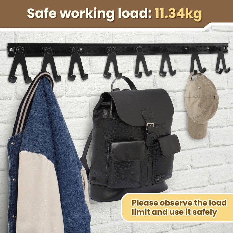 Zestaw szyn aluminiowych do zabezpieczania ładunku, 8x1M - 5