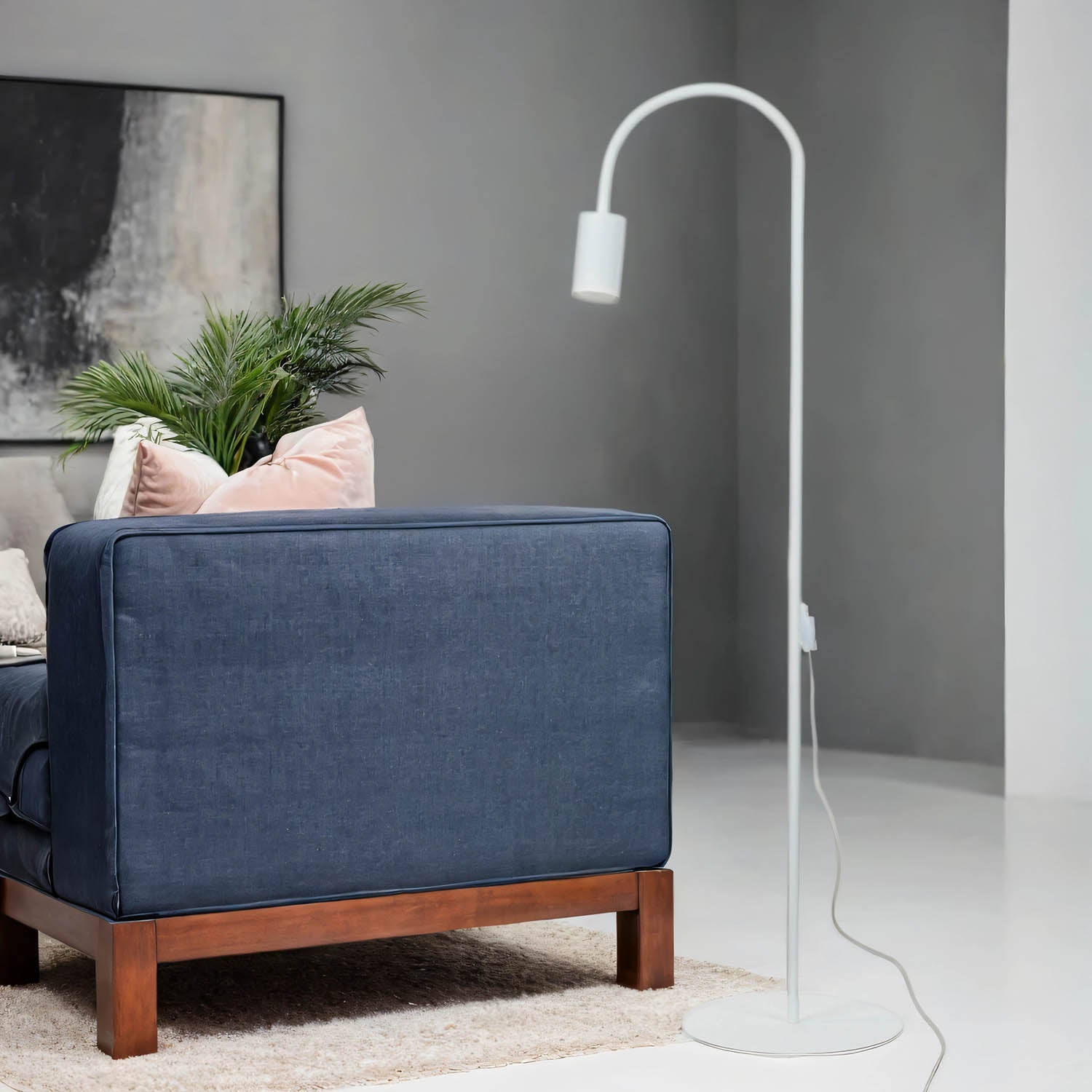 Lampa podłogowa stojąca Eye biała 1xGU10x10W wym: 153 x 57 x 57 cm metal Nowodvorski Lighting