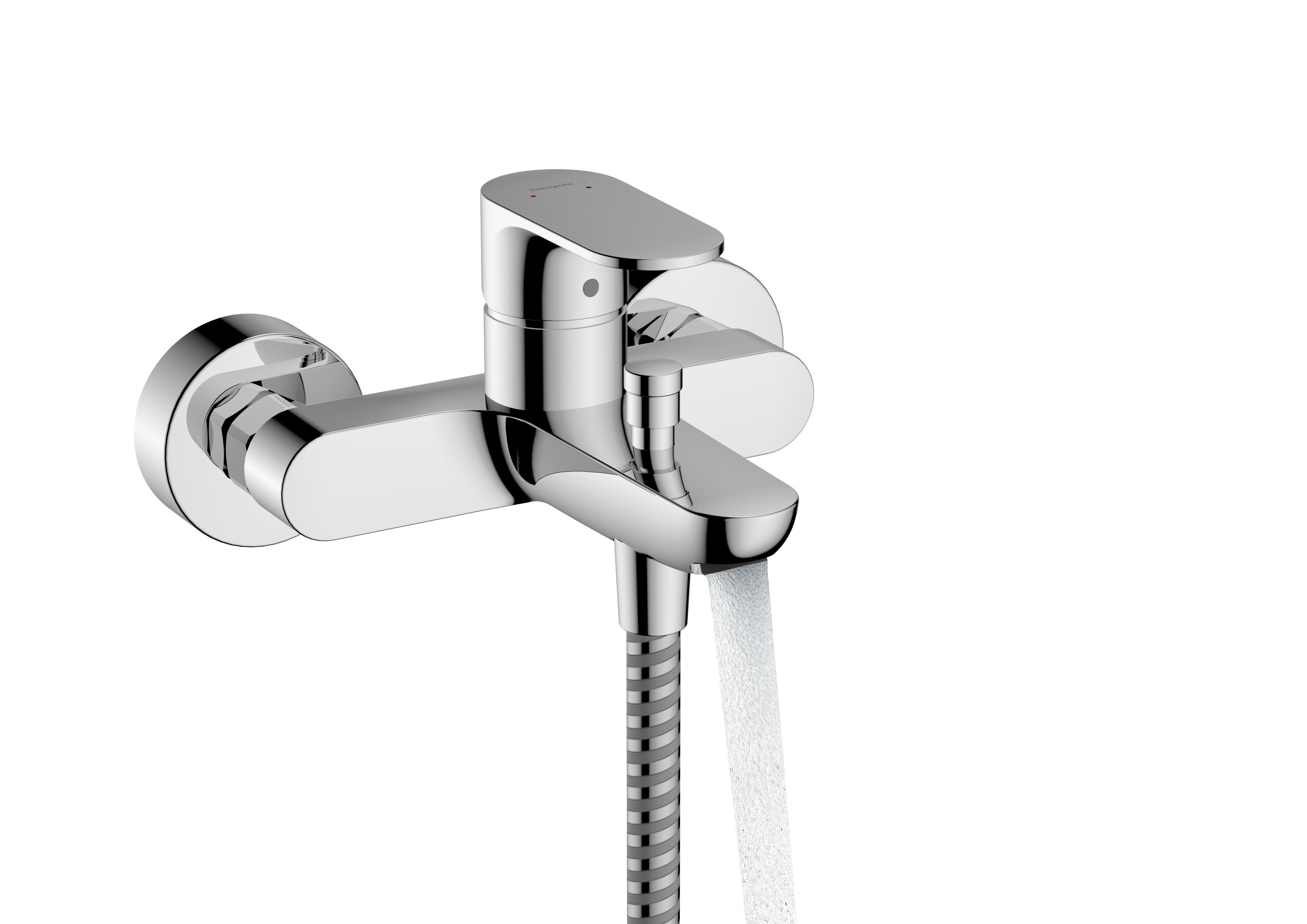 Bateria jednoramienna Hansgrohe Rebris S chrom ceramiczny wkład i ogranicznik temperatury