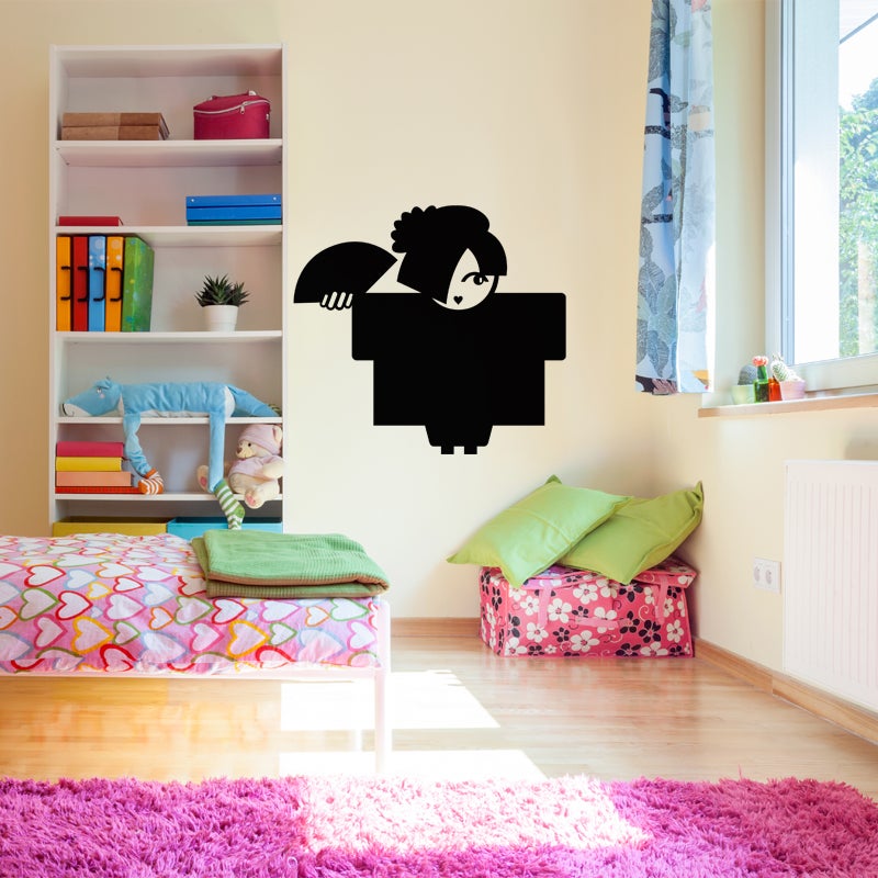 Adesivo ardesia Caricatura di un giapponese - Sticker adesivo - adesivi murali - 30x35cm - 3