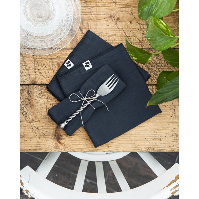 Lot de 3 serviettes de table