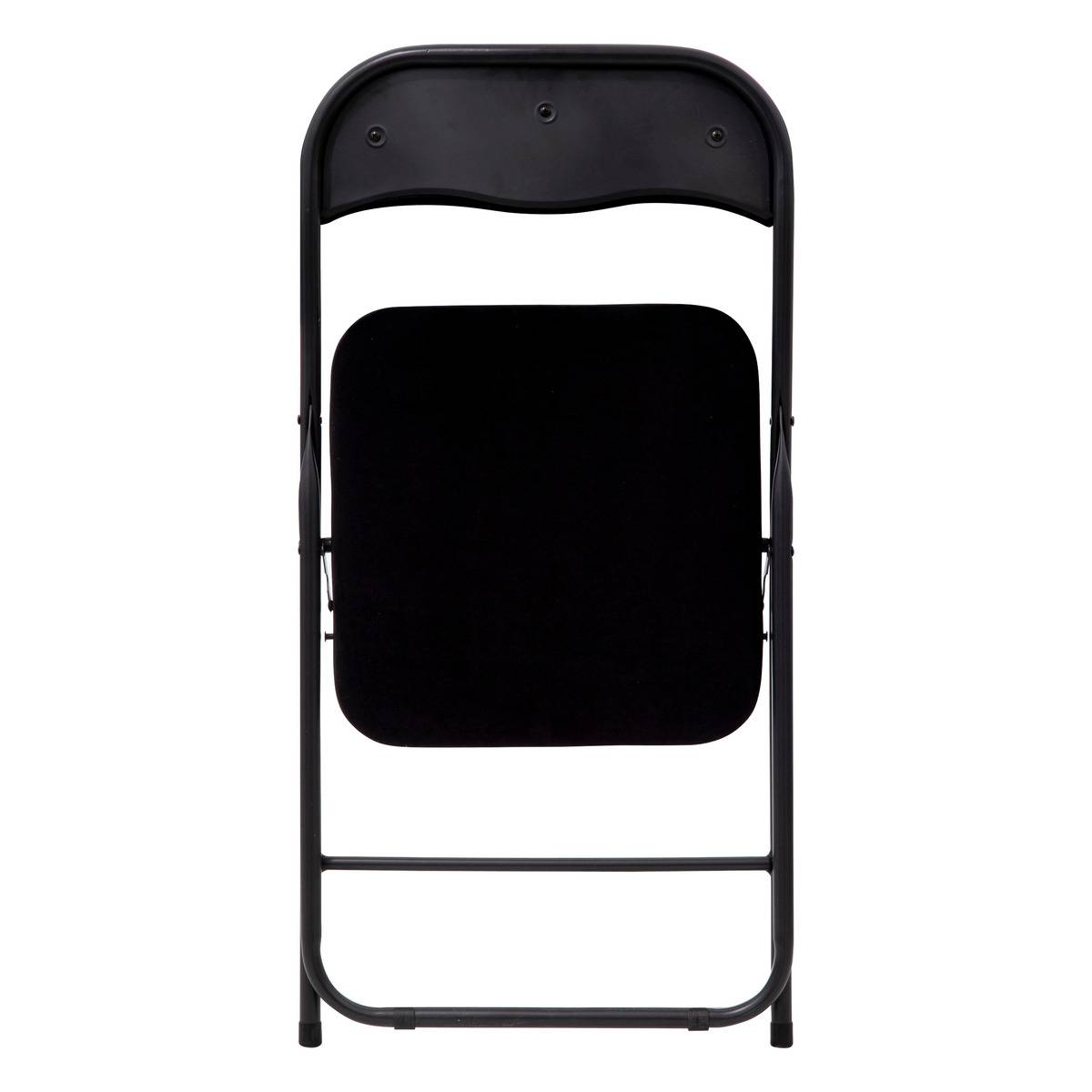 Chaise pliante en velours noir - 5five - 4
