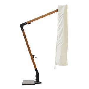 Happy Garden Copertura Ricambio Per Ombrellone Rettangolare HAPUNA 2x3m – Taupe, Poliestere UV Resistente E Idrorepellente