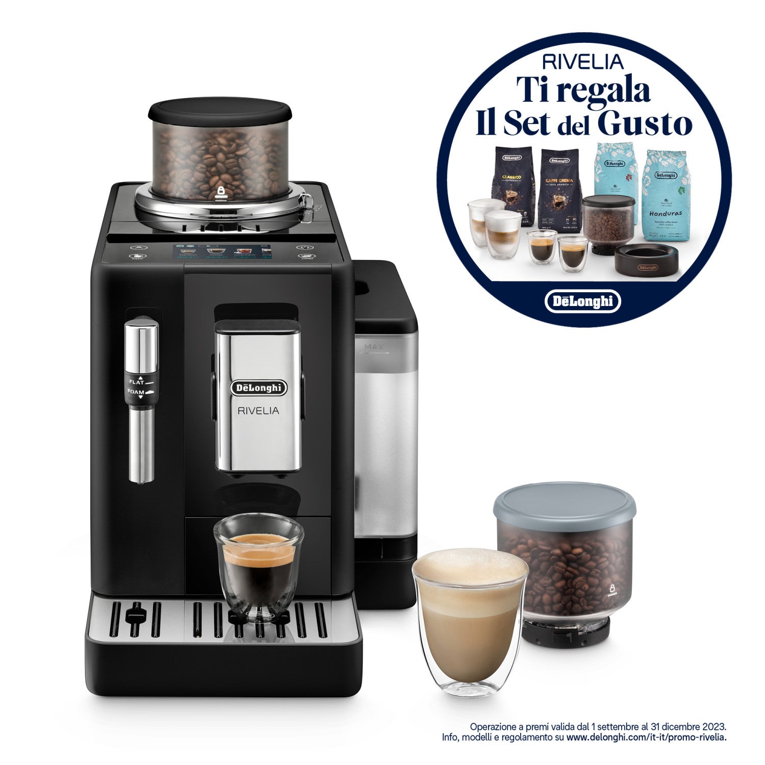De Longhi Rivelia EXAM440.35.B Macchina per Caffe' Automatica 1,4 L Nero - 3