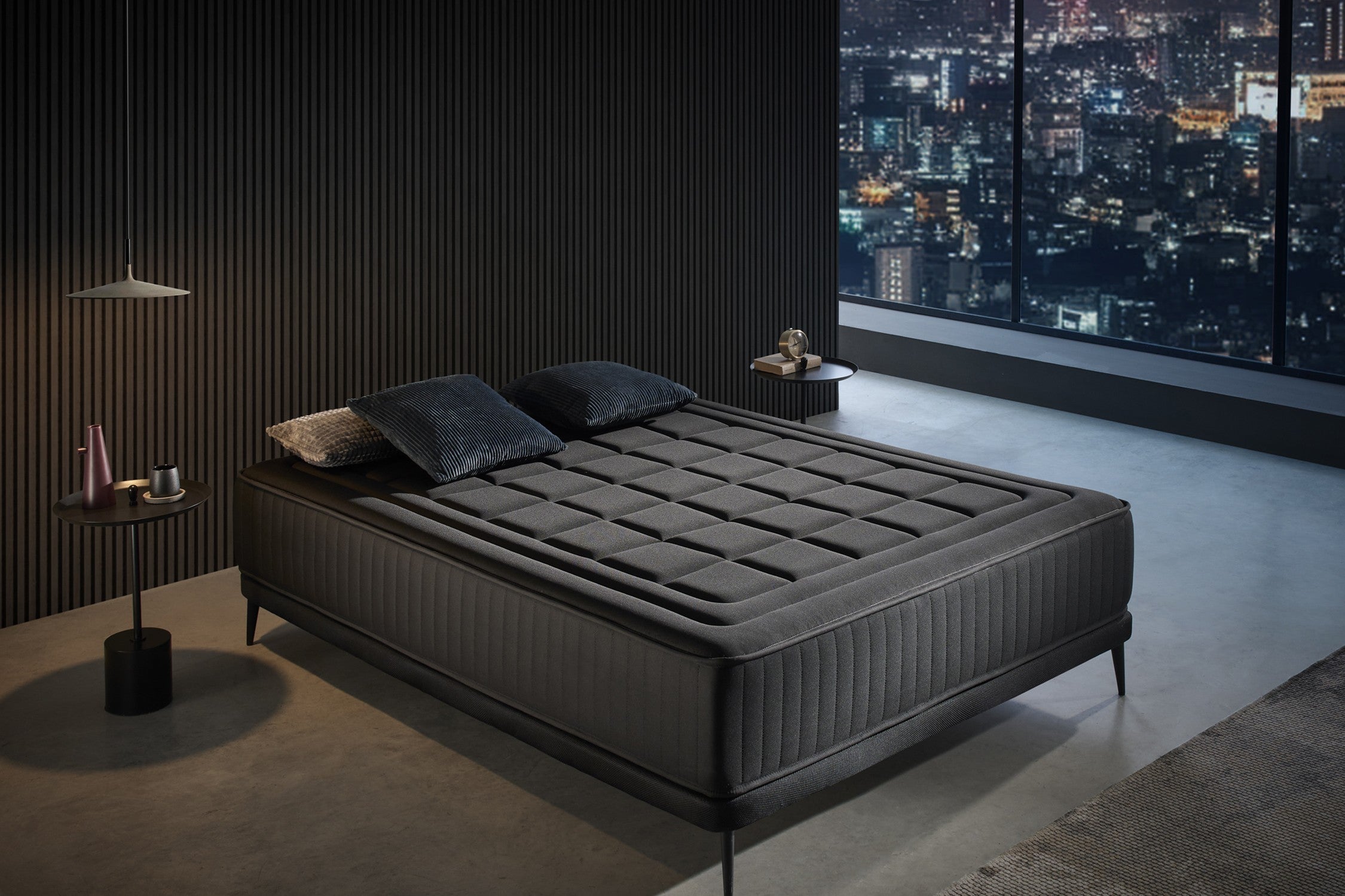 Materac Wiskoelastyczny Magnum Black - 140X200 cm - Moonia