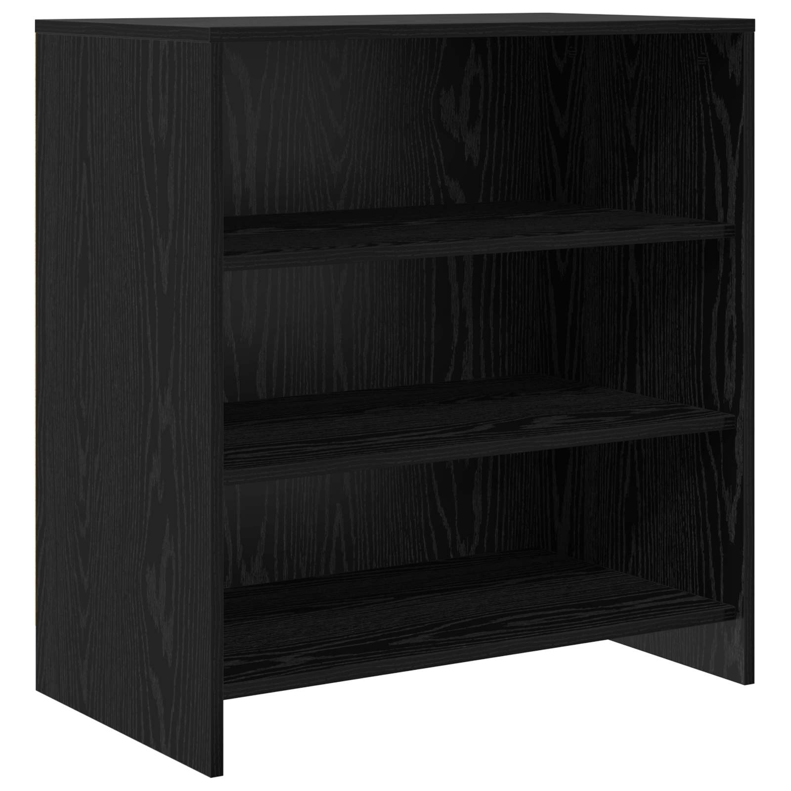 Buffet 2 pc Chêne noir 70 x 41 x 75 cm Bois d'ingénierie | Leroy Merlin