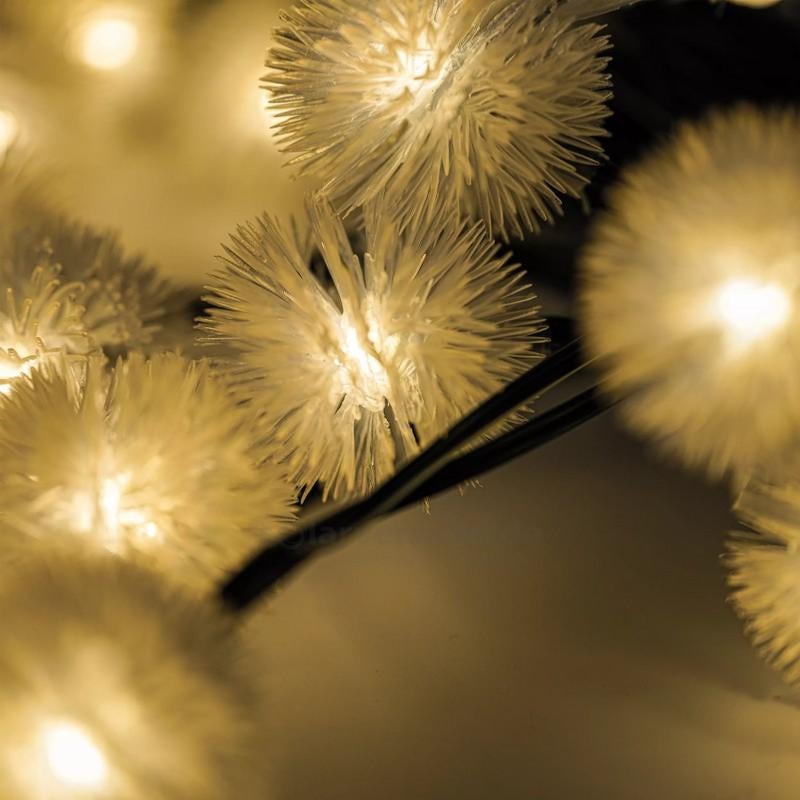 Guirlande solaire décorative 30 fleurs Pissenlit - 5