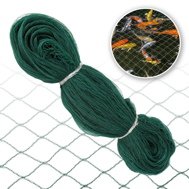 Filet De Protection Contre Les Oiseaux Et Pour Bassin - 8m X 10m (80m²), Maille 20x20mm, Résistant Aux UV