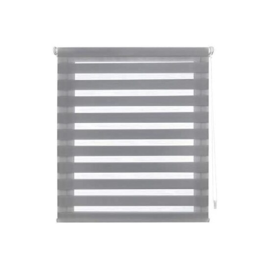 Blindecor | estor enrollable easyfix sin herramientas - medida estor: 57x180 - medida tela estor: 54x175 - estor gris plata
