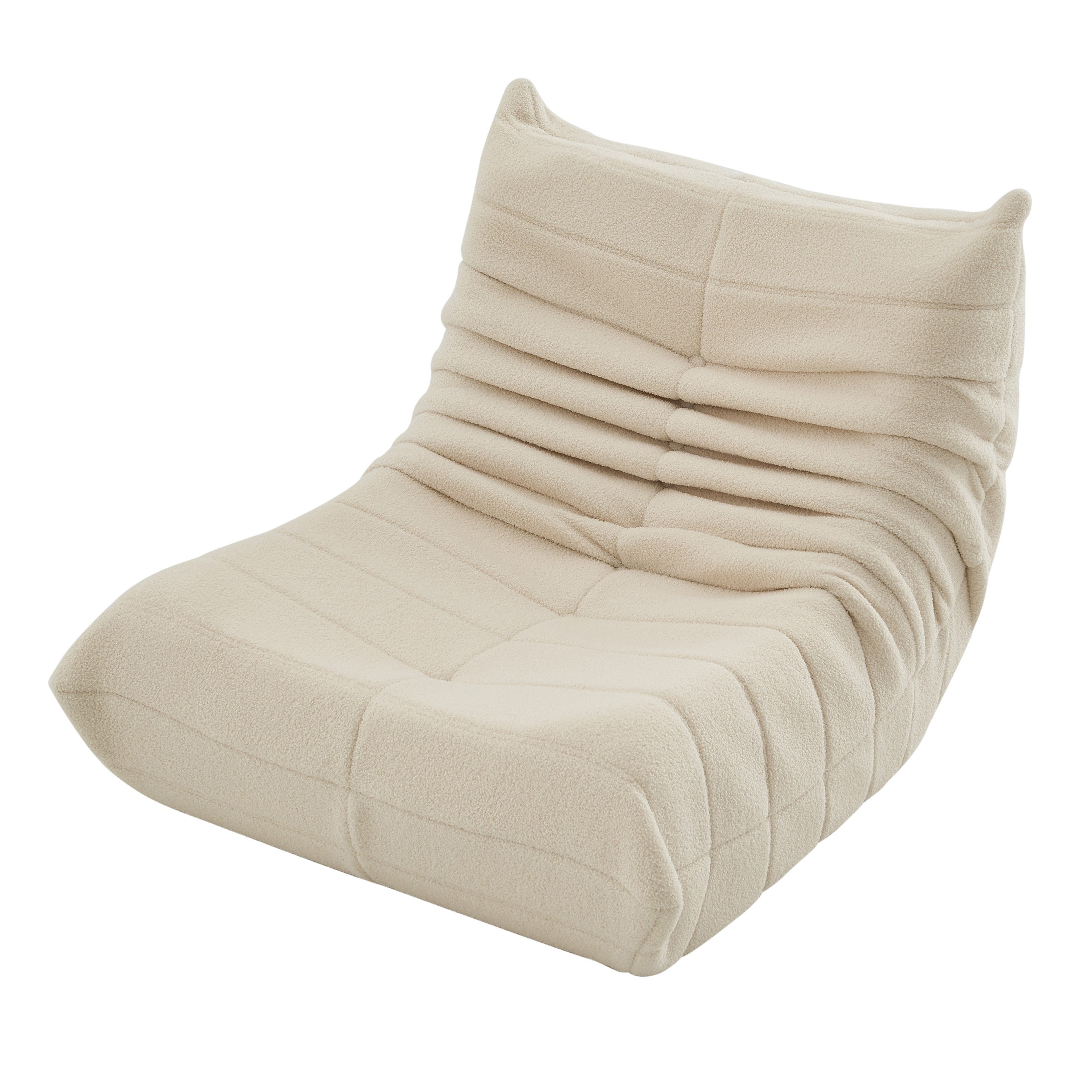 Canapé individuel Chillsessel Fauteuil de canapé paresseux, Beige - 5