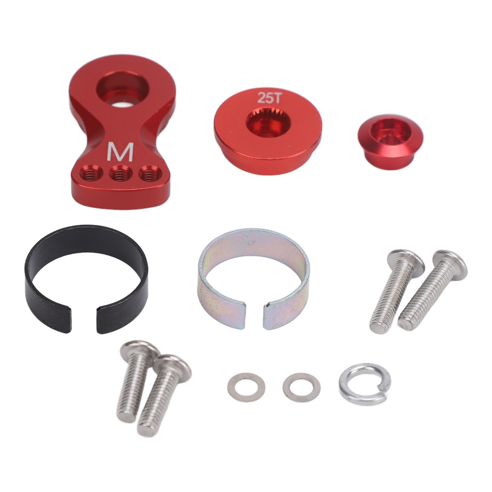 Brazo oscilante de engranaje de dirección de aleación de aluminio rojo 18T, tr agujeros, pieza Servo de 12/ 16/20mm para coche modelo RC DS5160 DS5180 DS51150 DS51160 - AliExprs