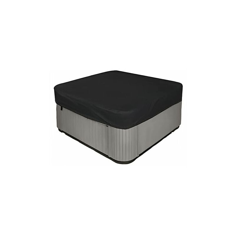 Housse De Protection Carrée Pour Spa/jacuzzi - Tissu Oxford 600D, Imperméable, UV, 3 Tailles Au Choix - 10
