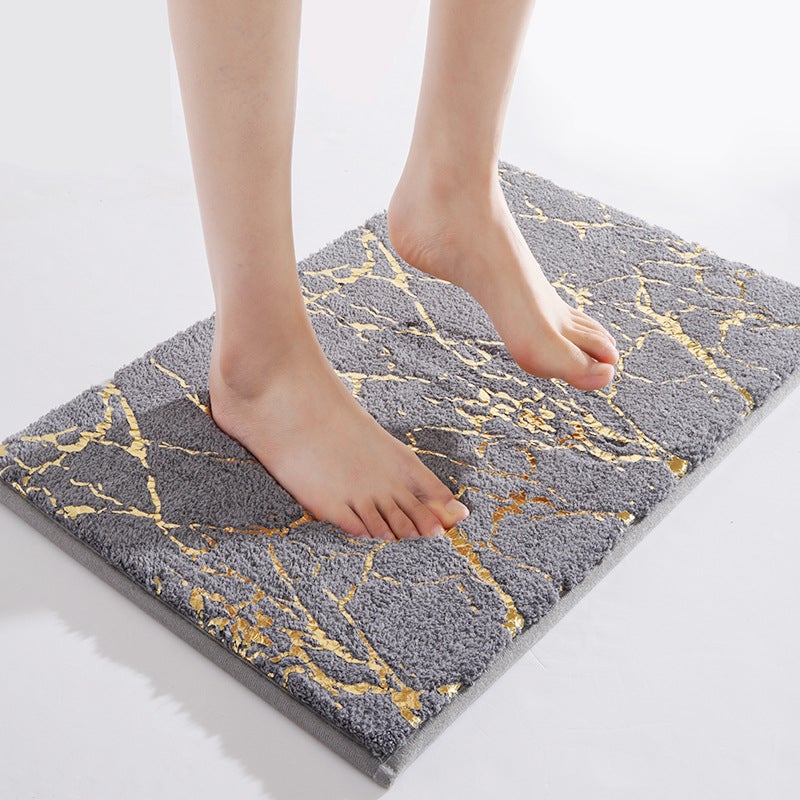 Tapis De Sol Saint-Patrick Antidérapant - À Paillettes, Lavable - 40,6 X 61 Cm Pour Salle De Bain, Chambre