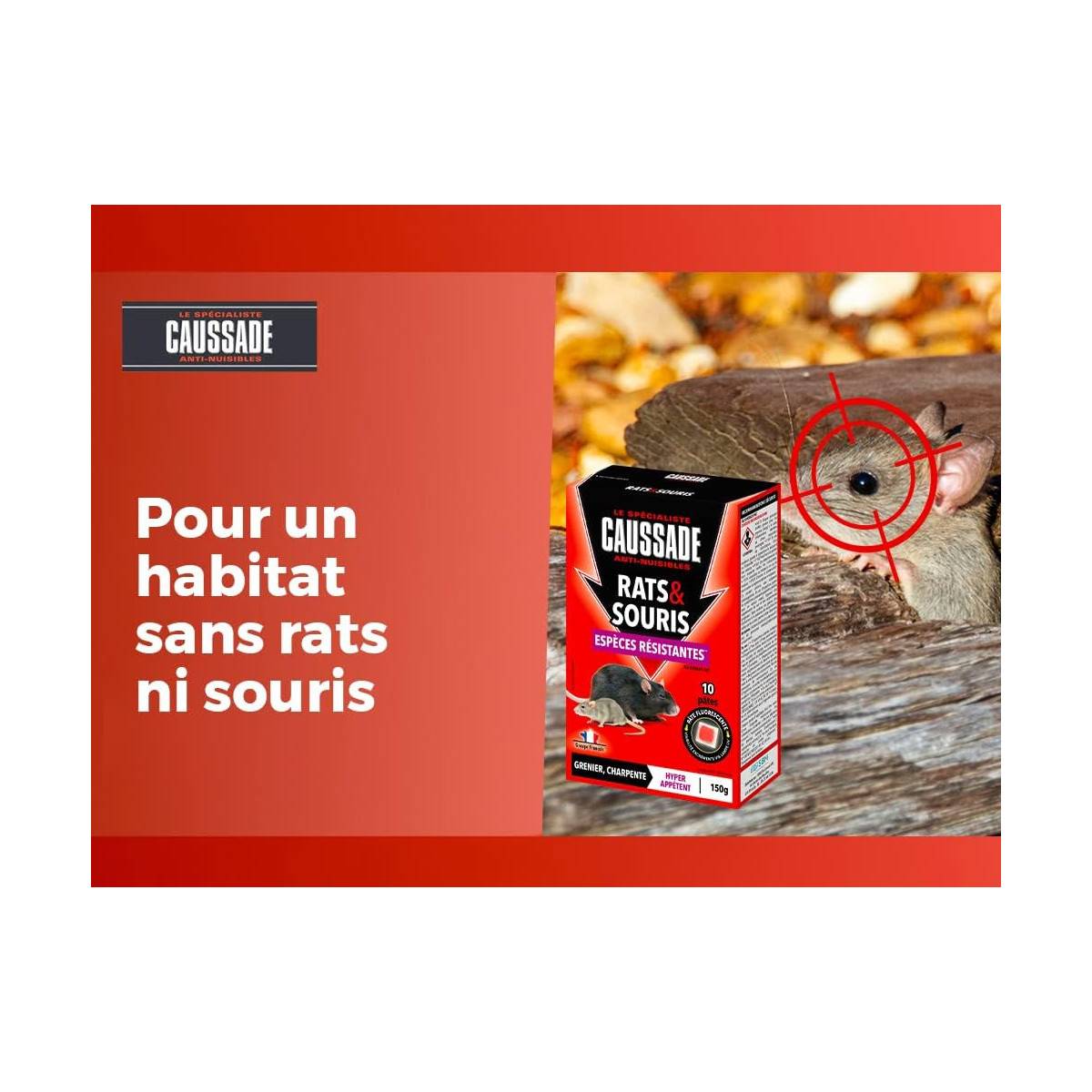 Ratti e topi NAKKA Infestazione grave 150G (10x15G) - 5