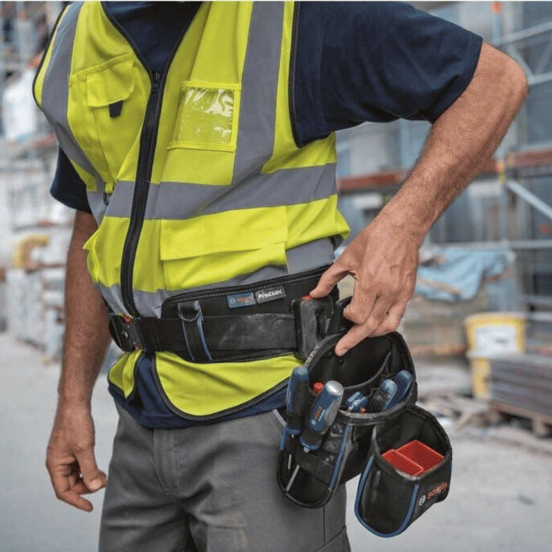 Pas narzędziowy Bosch Professional z systemem ProClick i 2 odpinanymi kieszeniami