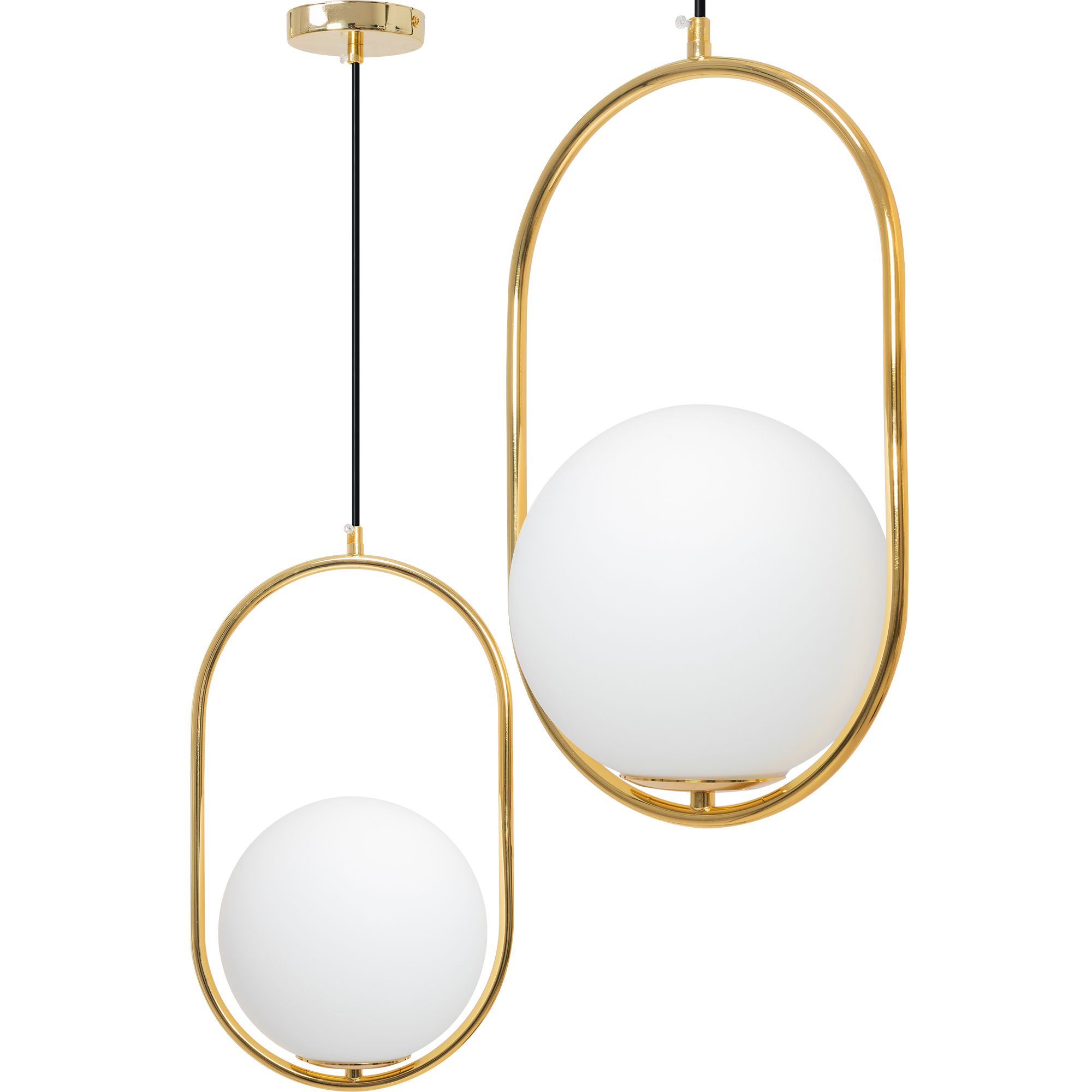 Lampa Sufitowa Wisząca Toolight App473-1Cp Złoty