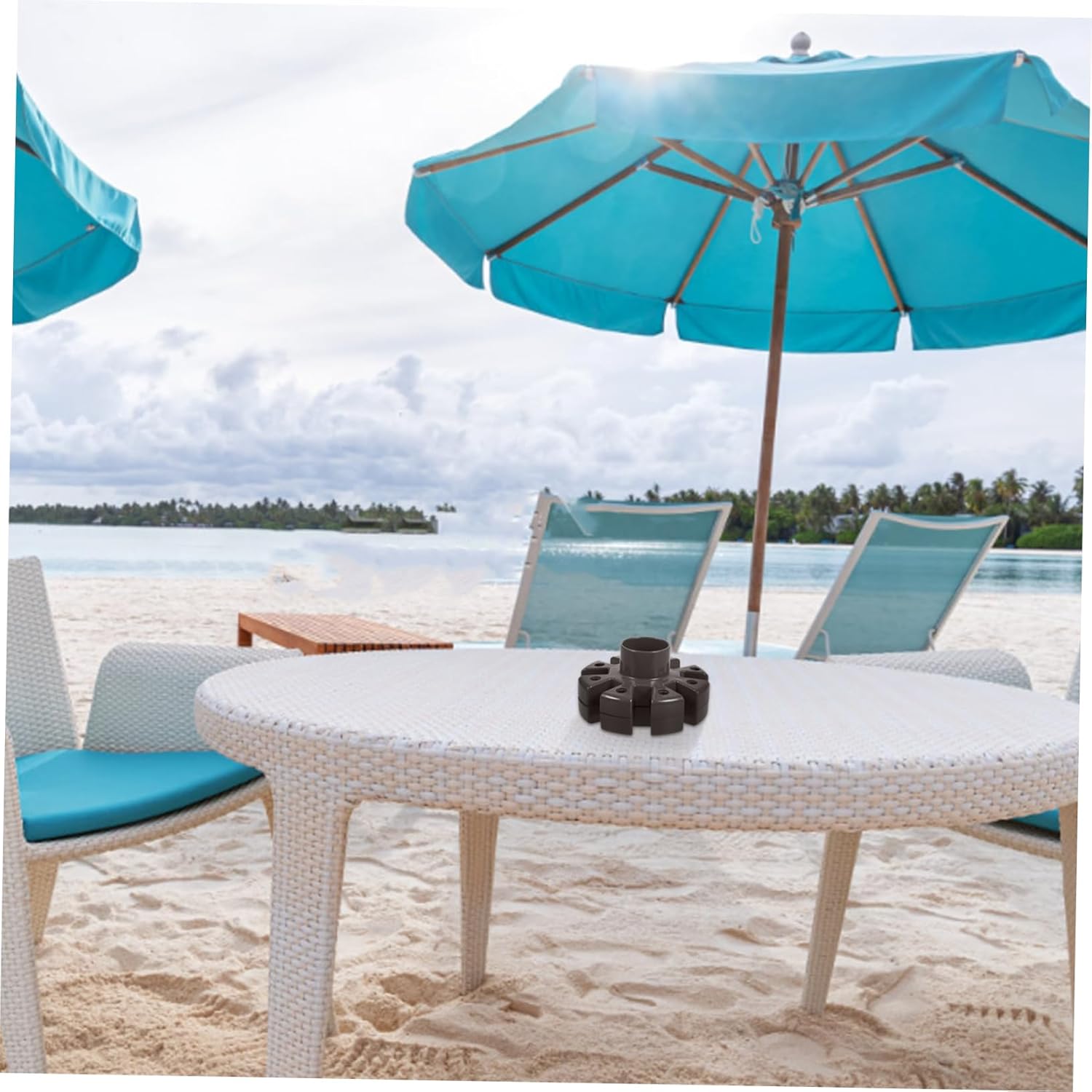 Remplacement De La Toile du Parasol - Accessoire pour Parasol De Terrasse - Pièces pour La Réparation des Parasols D'extérieur - 4