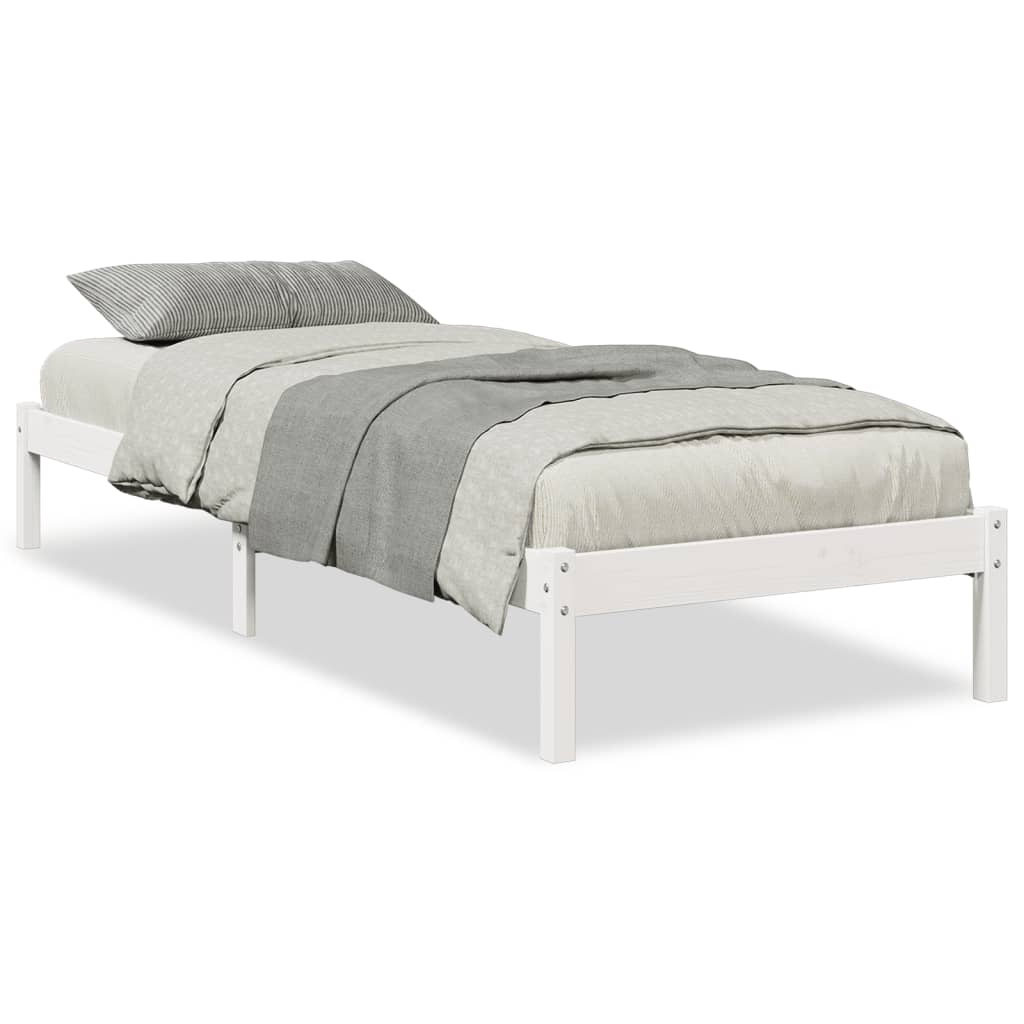 Łóżko Drewniane Rama Łóżka Sofa Brązowe Do Sypialni Pokoju 100x220 cm