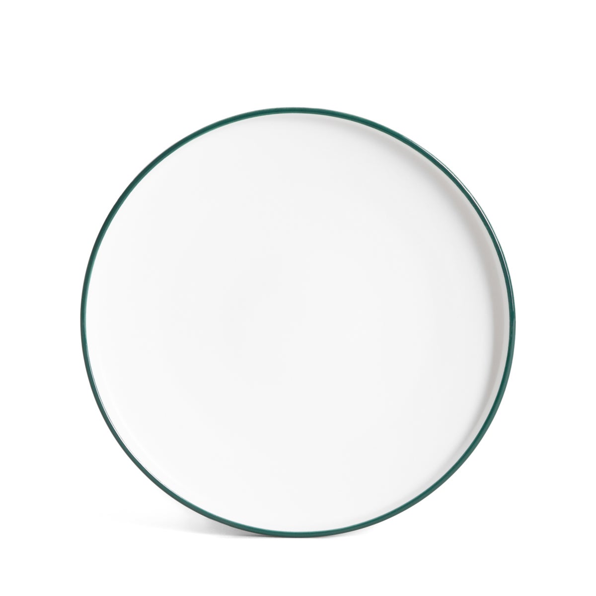 Talerz BLYDE z zielonym rantem 20cm HOMLA