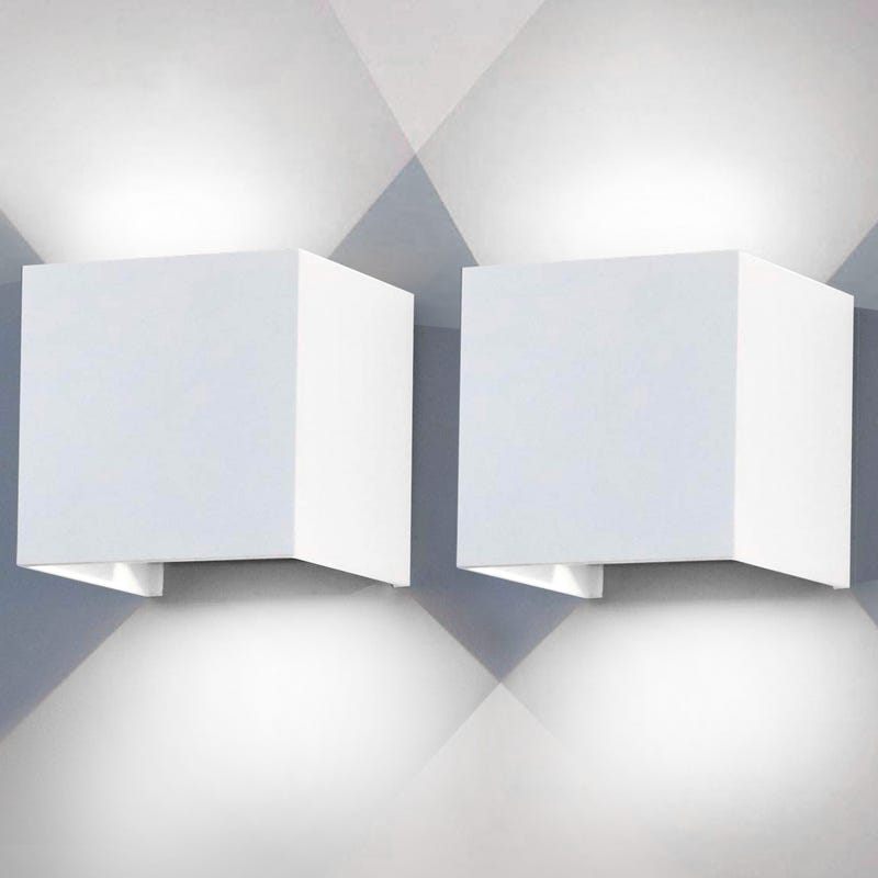 Luz de pared LED IP65 Ángulo ajustable Lámpara de pasillo interior ...