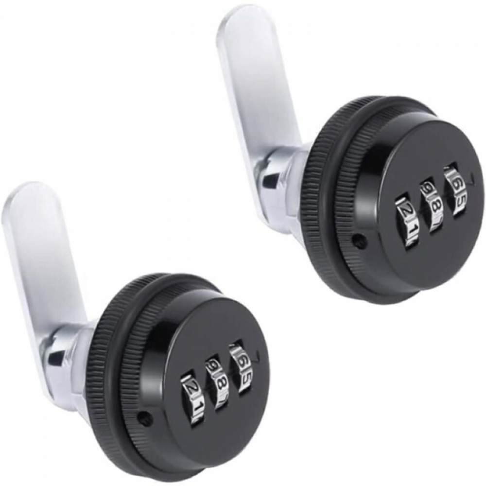 Lot De 2 Mini Cadenas à Bagages TESSAN – Combinaison 3 Chiffres – Sécurité Voyage