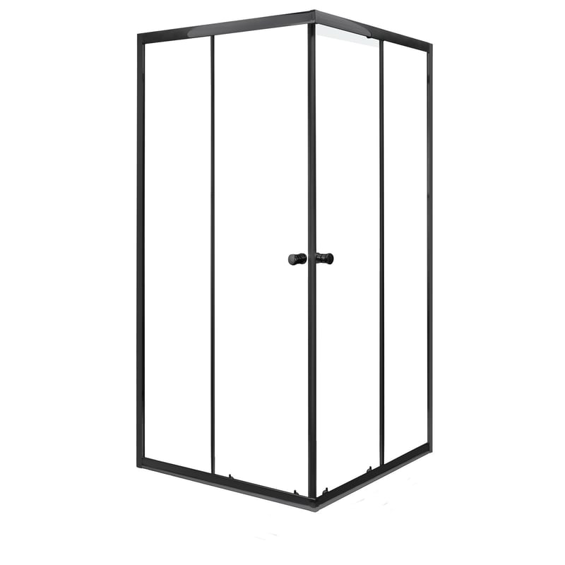 Kabina prysznicowa Olga SQ 90x90 BLACK Solo KERRA