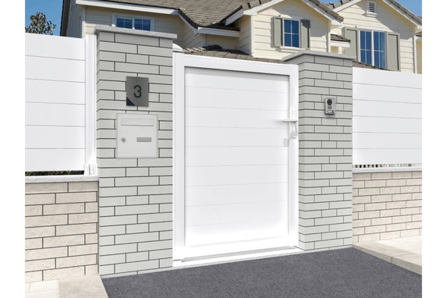 Portillon plein Blanc L 1000 x H 1414 mm