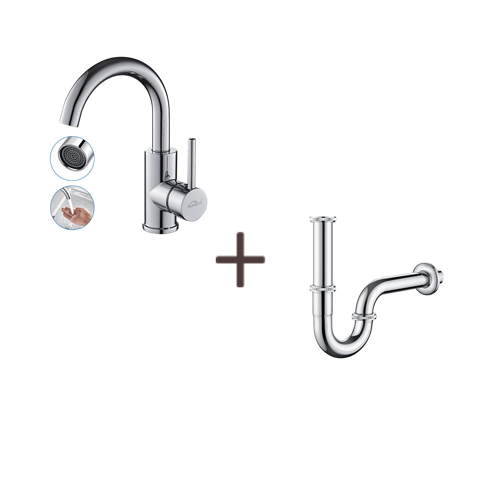 Lavabo Blanc Propre Avec Robinet D'eau Brillante Dans La Salle De Bain Lavabo Blanc Propre Avec Robinet D'eau Brillante Dans La Salle De Bain