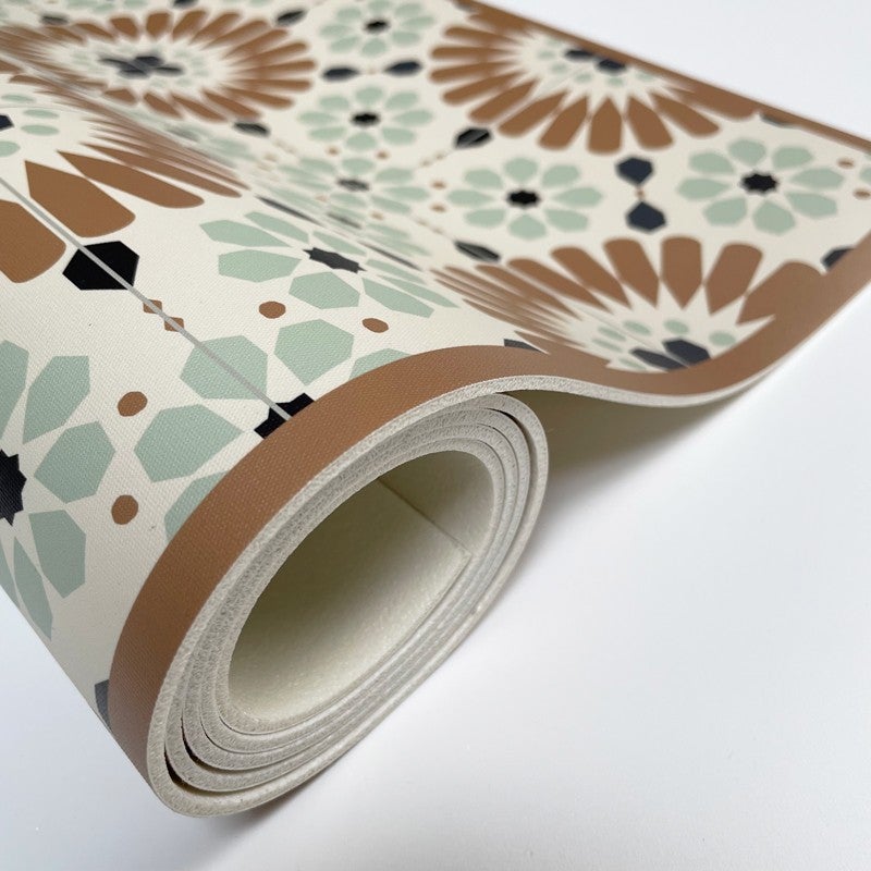 Tapis antidérapant - Marsiho - vinyle - int./ext. - Multicolore - 50x200cm - 4