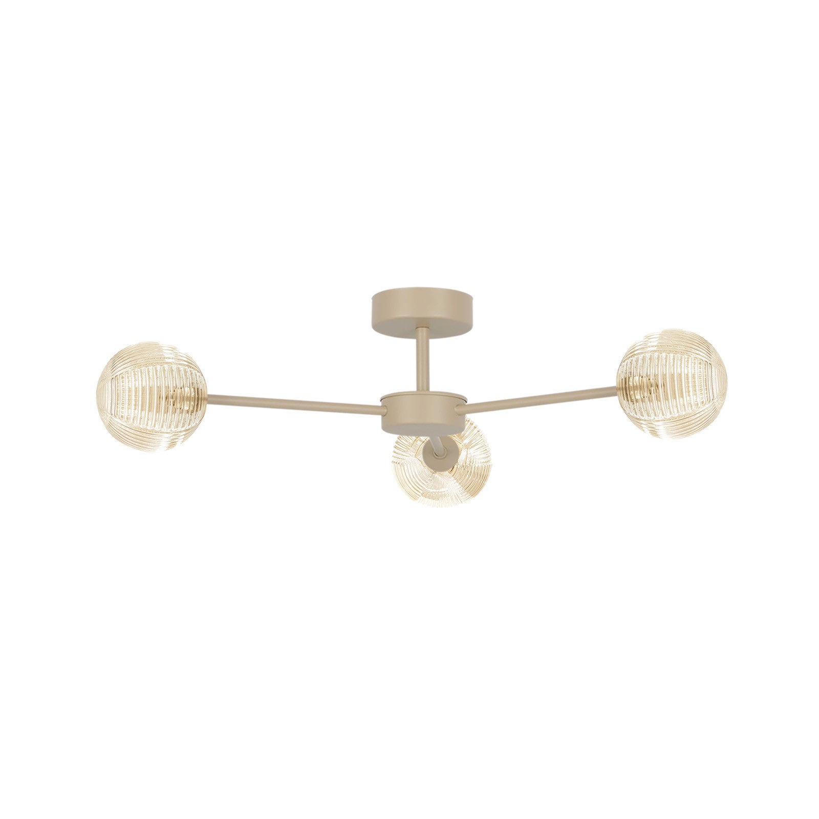 Lampa wisząca JUKON beżowa 3xG9x15W metal wym:19x64x64cm IP20 Kaja