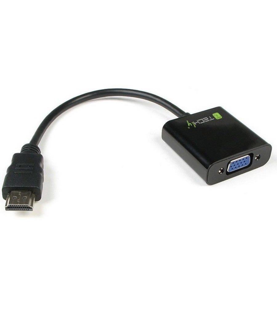 Adattatore HDMI A VGA Trasmette Contemporaneamente Audio E Video 1080P, Convertitore HDMI Maschio Su VGA Femmina Di Con Porta Di Ricarica Micro USB, Per PC, Portatili, HDTV, Apple TV ECC - Foto 8