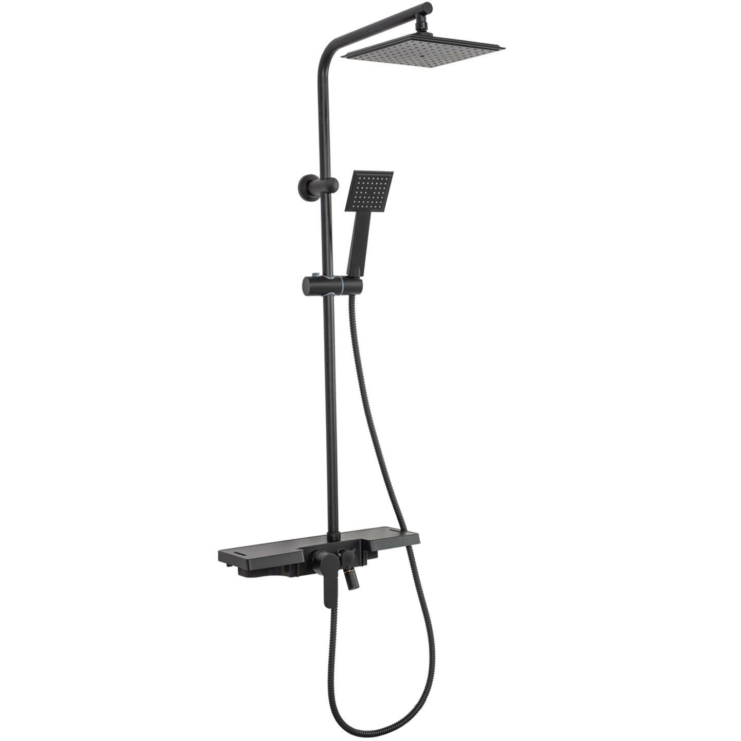 KIT DE DOUCHE REA BRAVO BLACK 45X40X105CM - 9