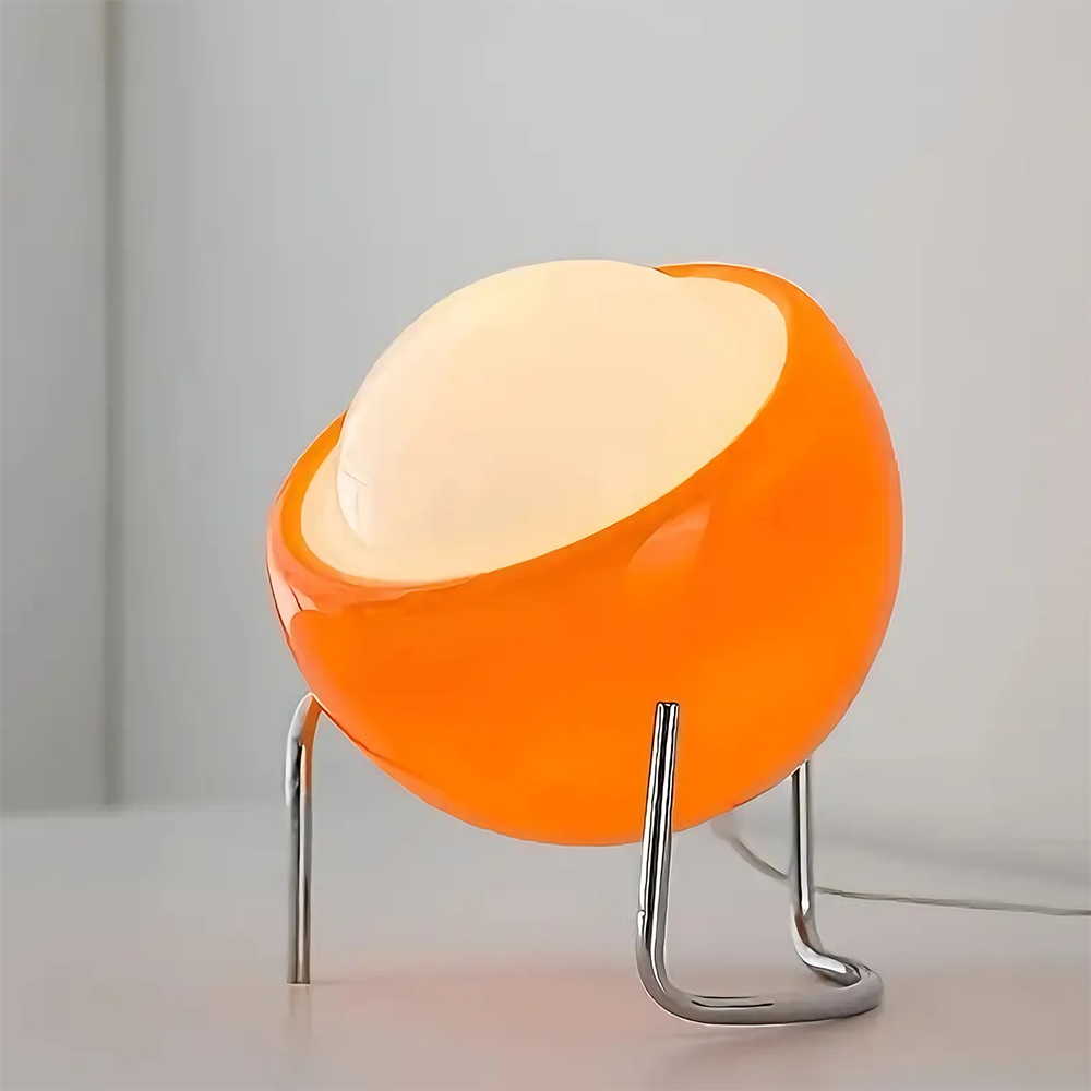 Lampe de table LED, lampe de chevet Bauhaus, lampe de bureau LED à intensité variable, lampe en verre rétro, 3 températures de couleur (à brancher) - 9