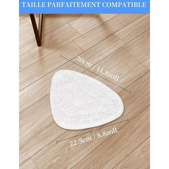 Paquet de 6 lingettes de recharge pour vadrouille à vapeur Vileda couvercle de recharge accessoires de vapeur en microfibre pour Vileda Steam | Leroy Merlin Paquet de 6 lingettes de recharge pour vadrouille à vapeur Vileda couvercle de recharge accessoires de vapeur en microfibre pour Vileda Steam | Leroy Merlin