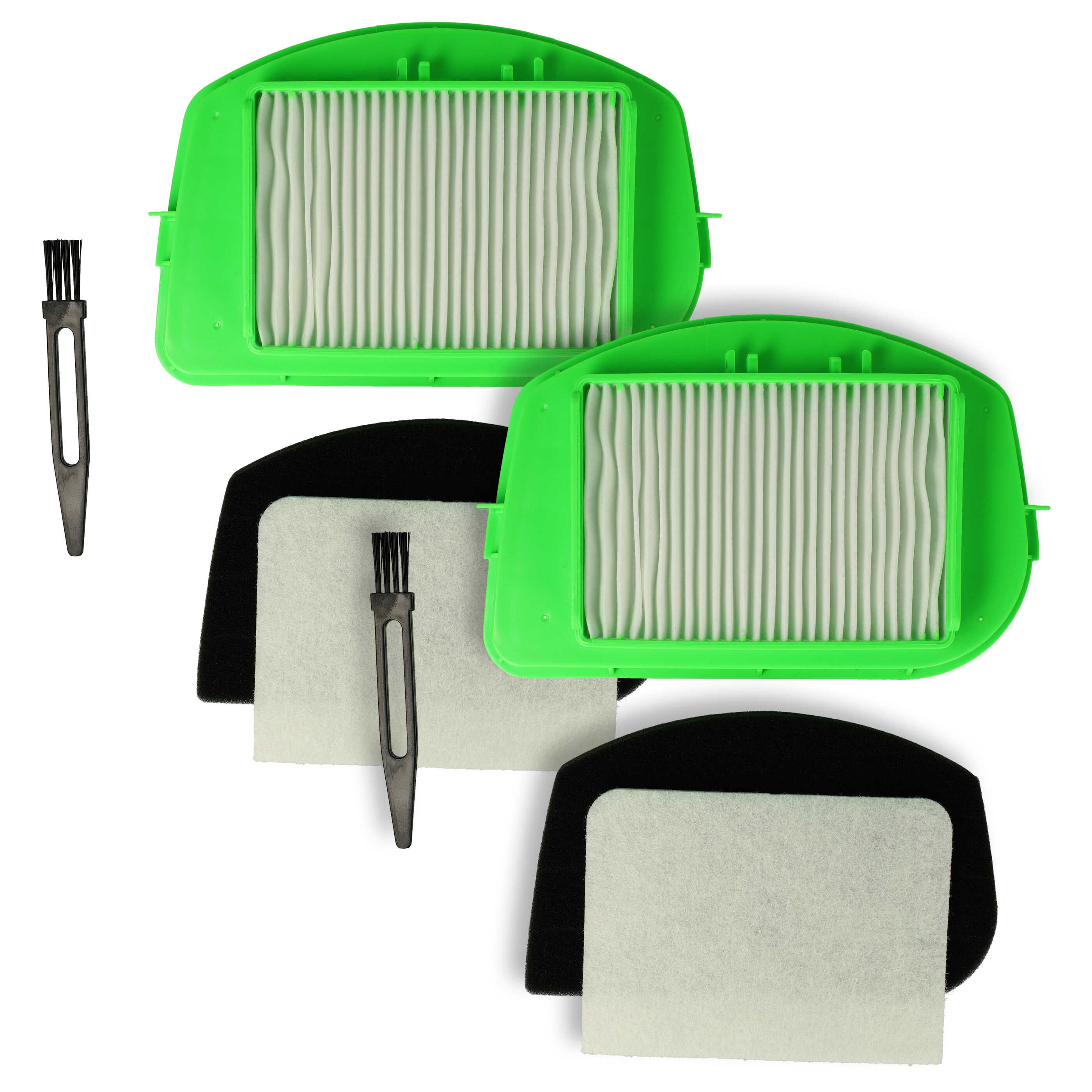 Kit De Filtres + Pinceau Pour Aspirateur Rowenta City Space Cyclonic RO2543WA4Q0 - 4 Pièces