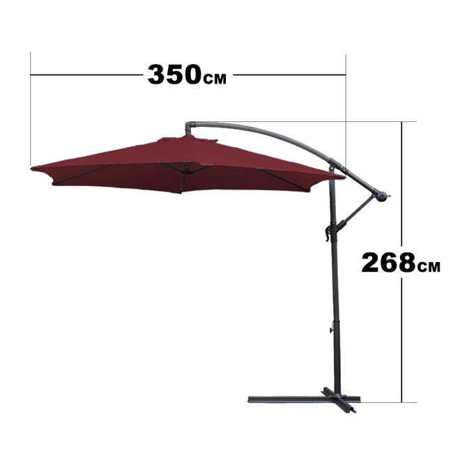 Gazebo da Giardino | Gazebo da Esterno 3x3 m Rosso Vino CFW73742 Gazebo da Giardino | Gazebo da Esterno 3x3 m Rosso Vino CFW73742