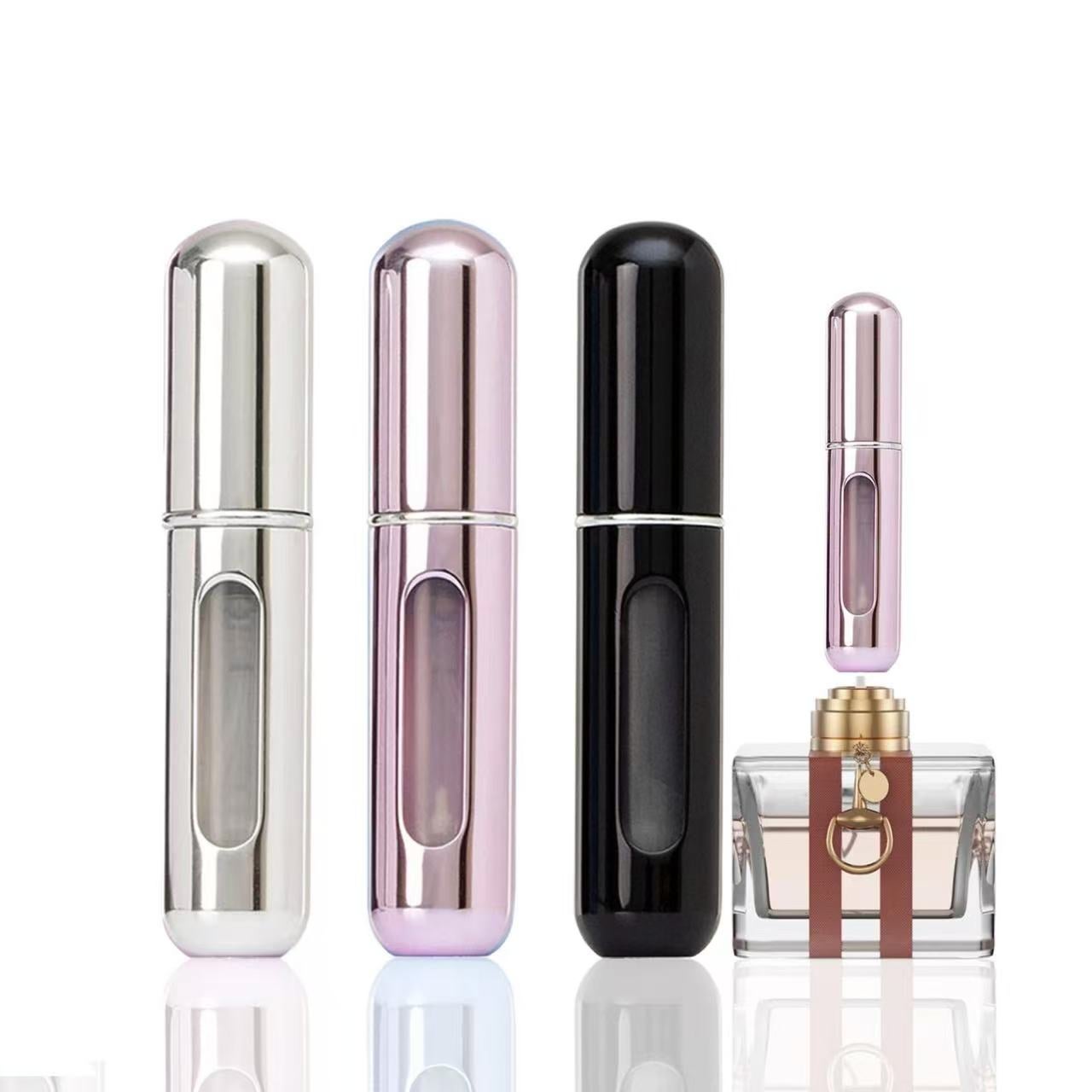 Flacons Vaporisateurs Parfum En Verre - Lot De 4 Rechargeables Avec Pulvérisation Fine