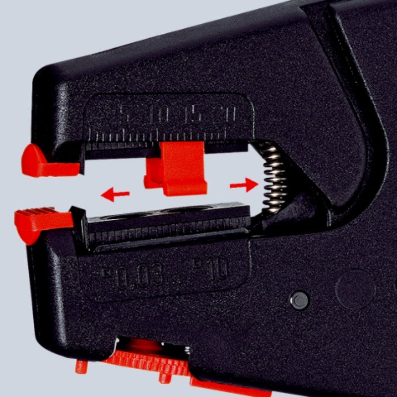 KNIPEX - Pince à dénuder automatique - Longueur: 200mm - 12186 - 4