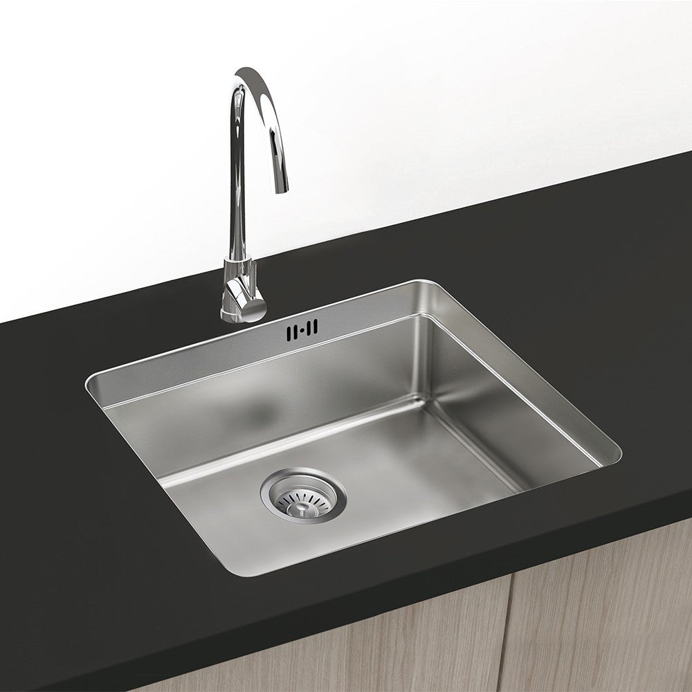 Fregadero bajo/sobre encimera boston 55x40 / 50x40 acero inox aisi 304