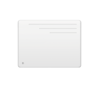 Radiateur Électrique Inertie Fonte BESTHERM BIA 1000W – Horizontal Blanc, Chaleur Douce Et Économique