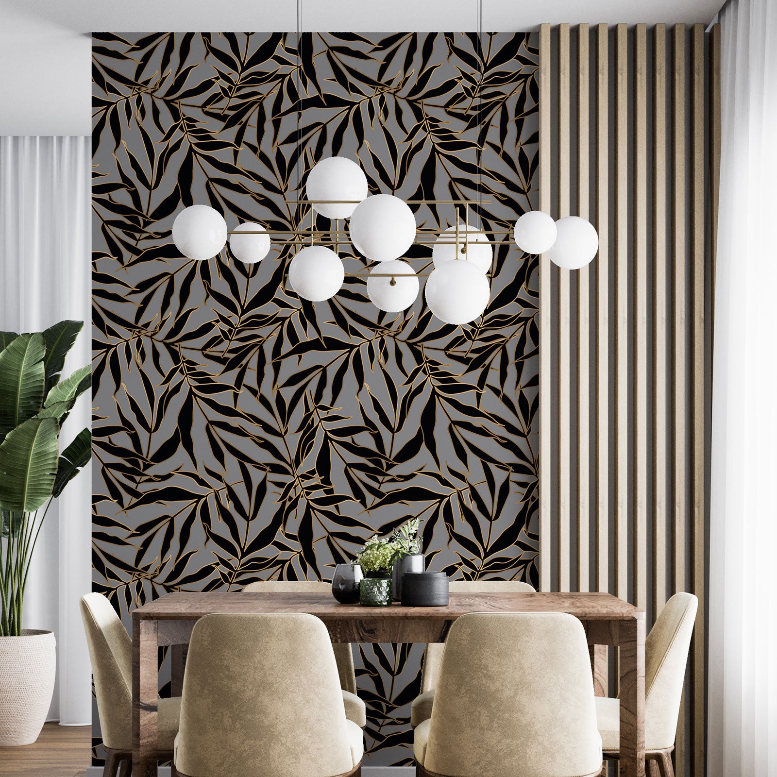 Bestlivings Flächenvorhang 3er Pack decore 60 x 260 cm (B x H) in Weiß