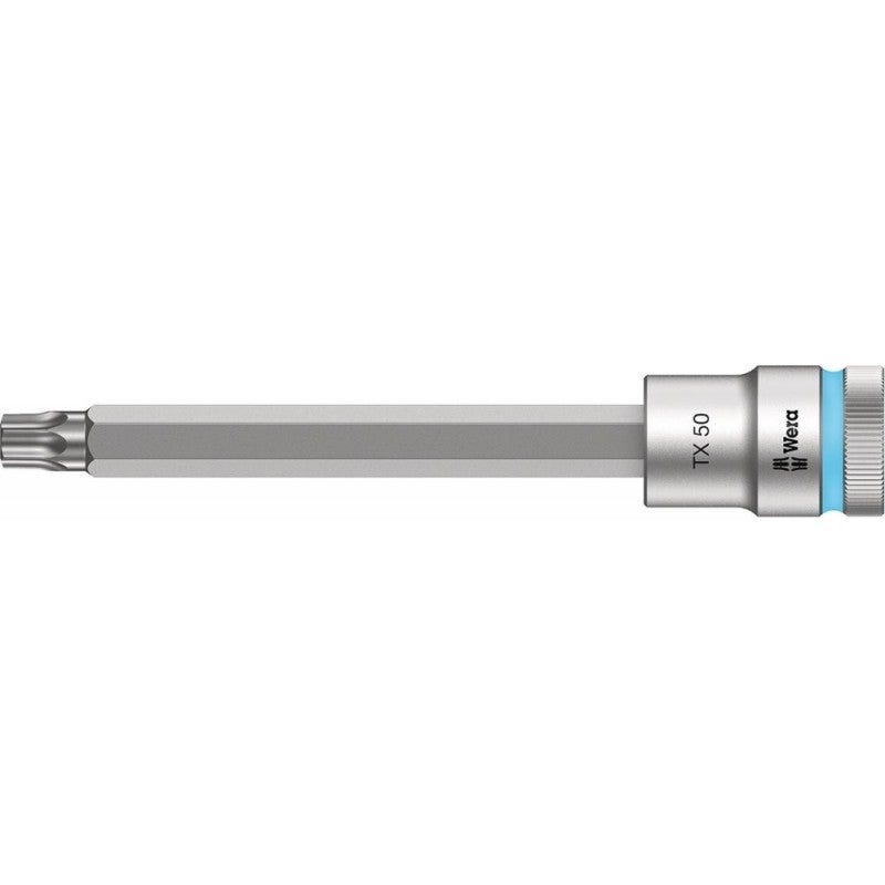Wera, 8767 C HF TORX TORX Zyklop Bussole a inserto attacco da 1/2" con ritegno vite con, TX 50 x 140 mm