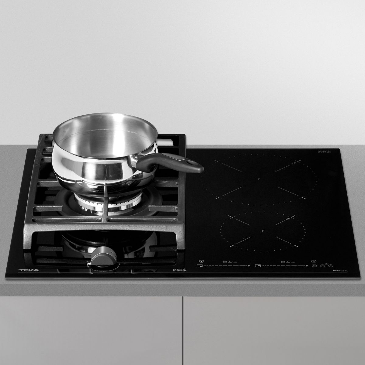 Plaque mixte induction gaz TEKA JZC 63312 ABN BK - 2