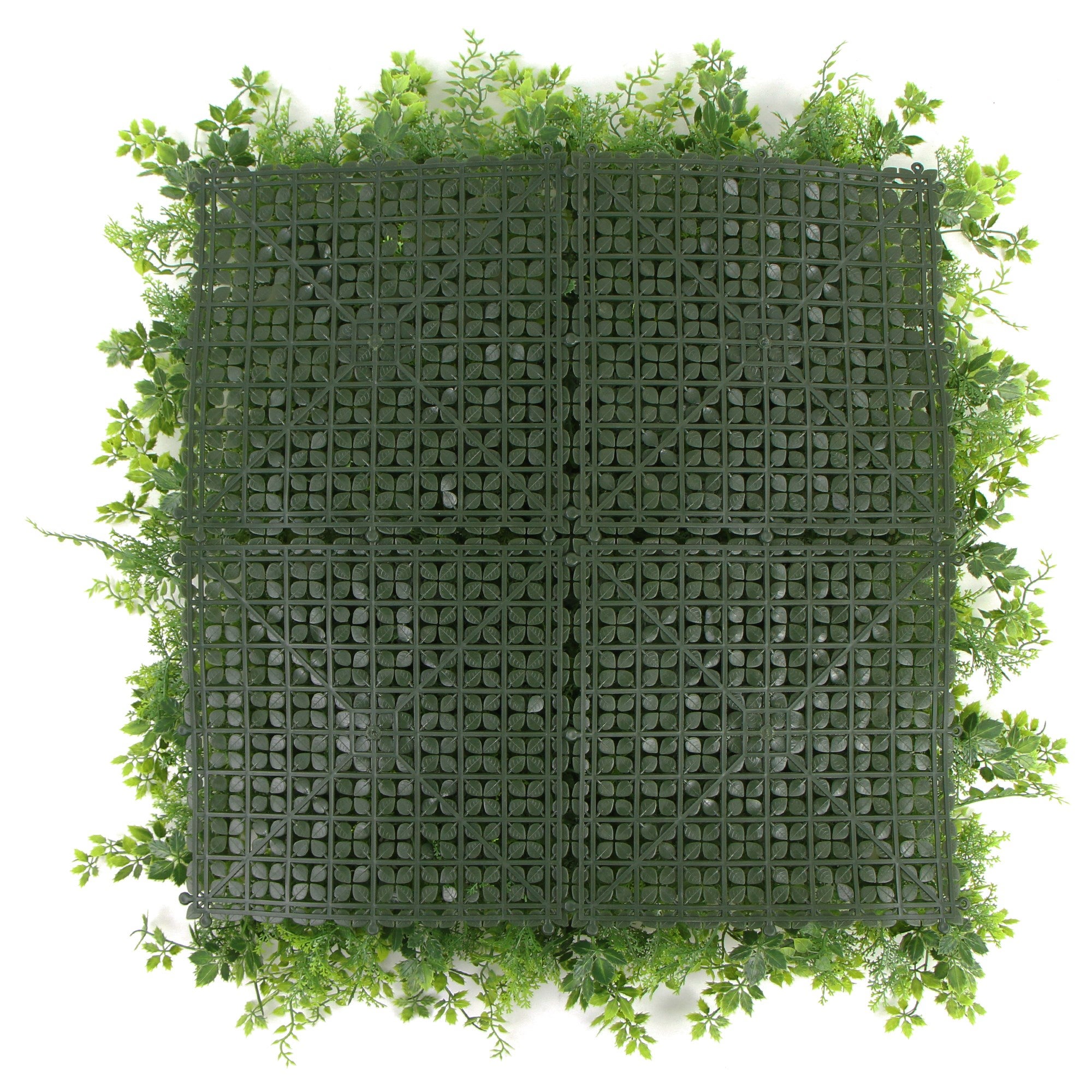 Fiji | FOLY - 50 x 50 cm - Mur végétal artificiel extérieur et intérieur - Imitation fougère - Garantie UV 5 ans - JIVANA - 4