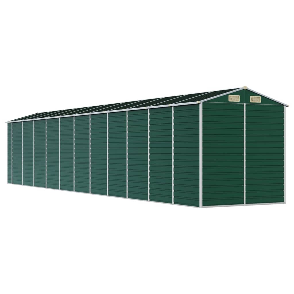 Maison Exclusive - Abri de jardin vert 191x980x198 cm acier galvanisé - 7