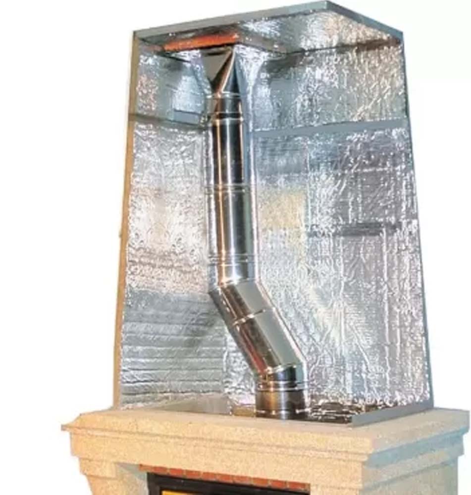 Isolation haute température jusqu'à 600ºC (PAR MÈTRE) - Renforcé en fibre de verre. Pour cheminées, chaudières, systèmes d'échappement de véhicules - 3